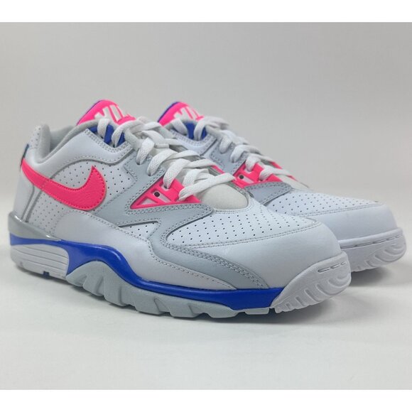 Nike Air Cross Trainer 3 Low Mens Size 10 White Pink Blue Shoes FN6887-100 - Picture 2 of 9